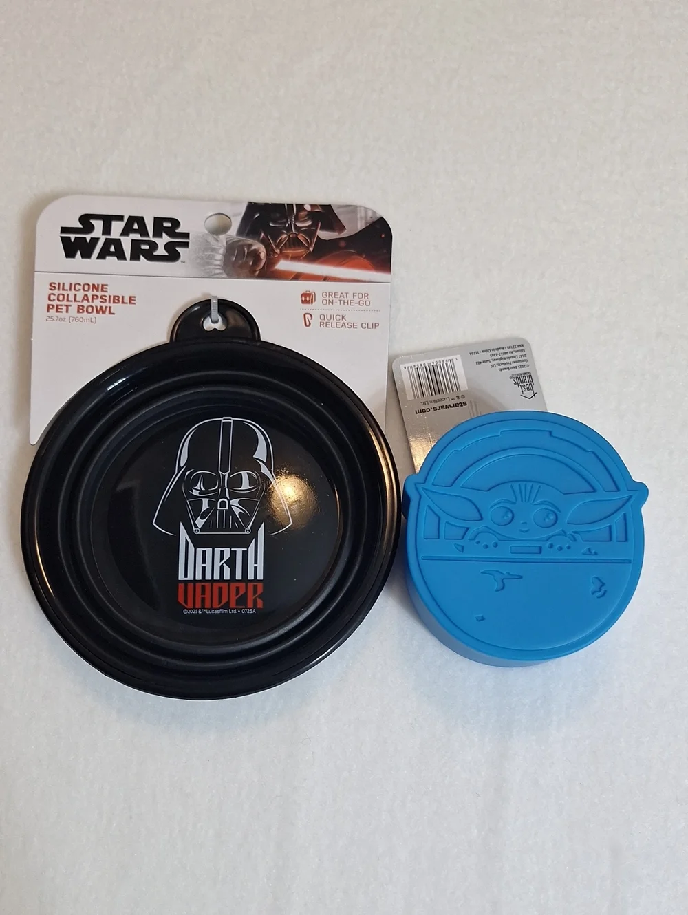 Star Wars Collapsible Silicone Pet Bowl & SQUEAKER TOY